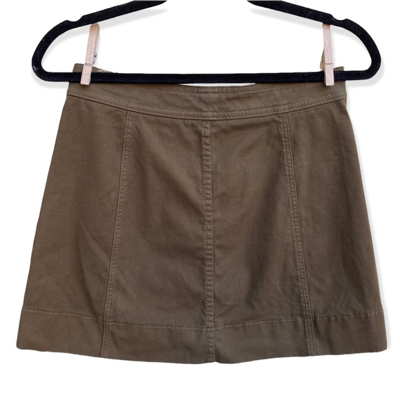 Madewell Metropolis Snap Skirt Sz 4 - Picture 2 of 11